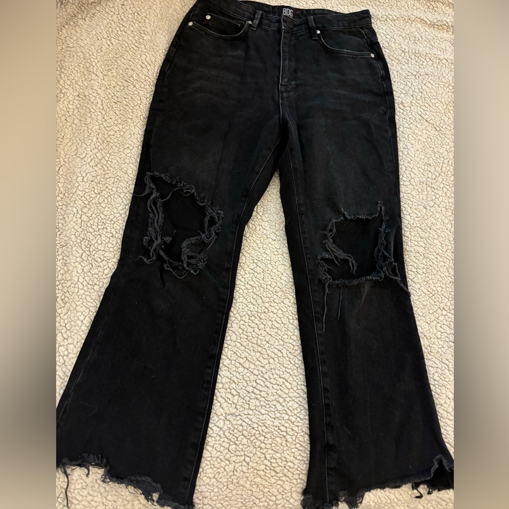 BDG black ripped jeans